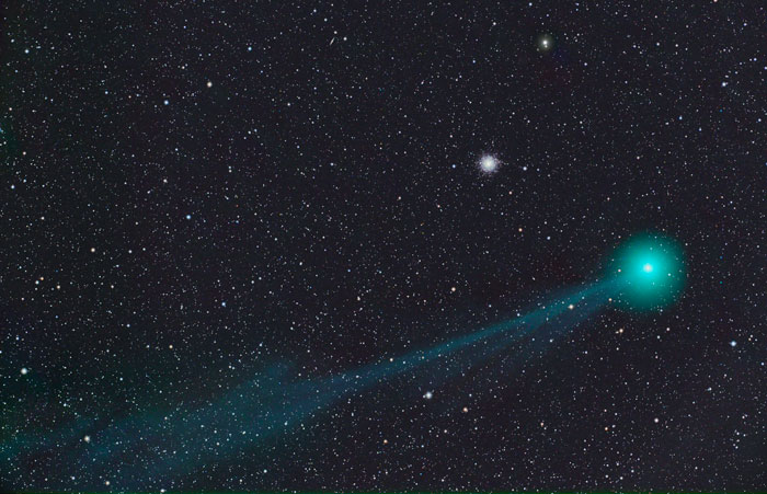 Снимок NASSA кометы Lovejoy 31 декабря 2014 года