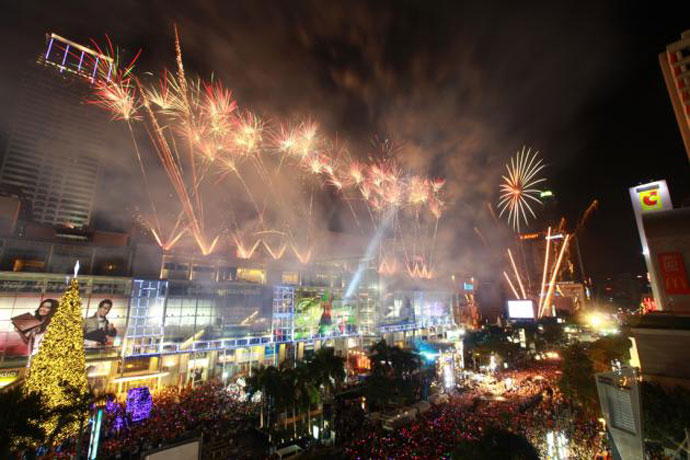 Официальное открытие новогодних торжеств в Бангкоке
