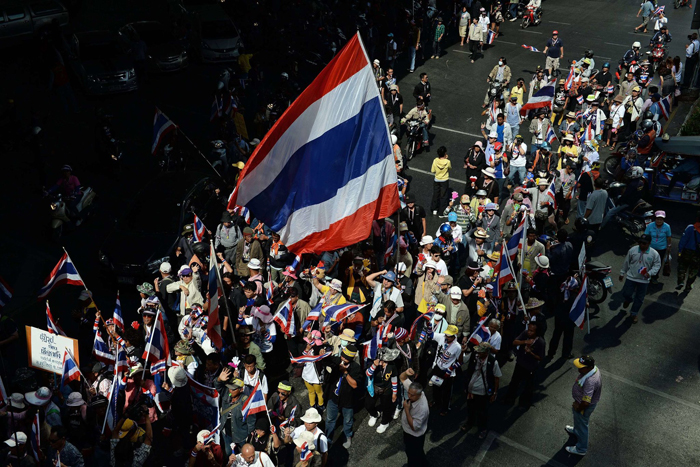 Антиправительственные марши в Бангкоке