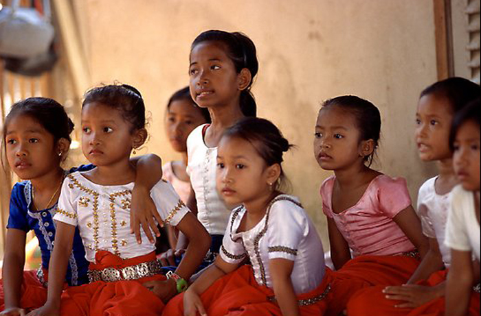 Дети в Камбодже