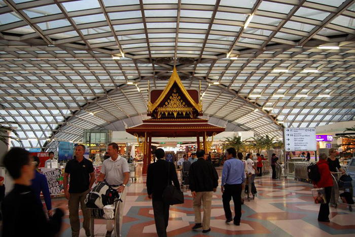 Международный аэропорт Суварнабхуми в Бангкоке