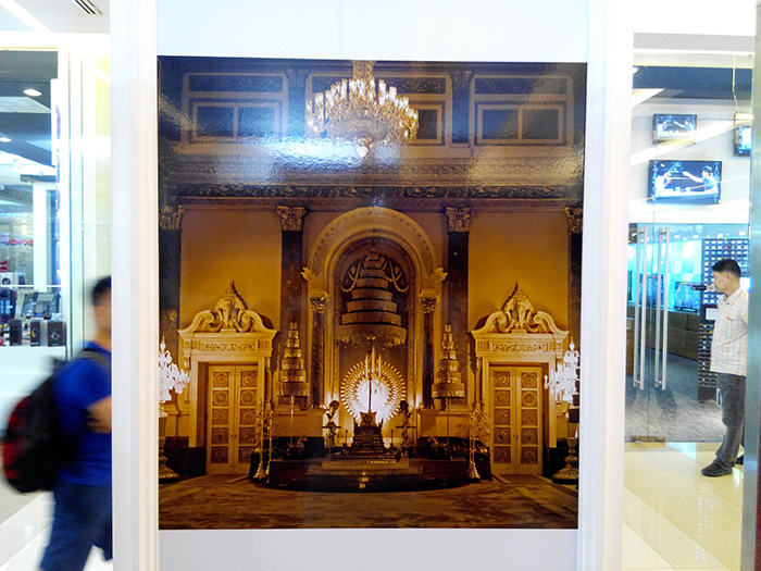 Тронный зал, Гранд Палас, Бангкок. Фото с выставки Дмитрия Медведева