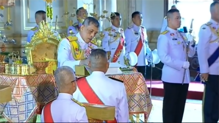 Церемония промульгации 20 Конституции Тайланда