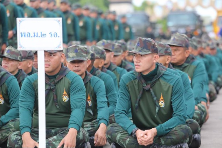 Команды добровольцев различных родов войск будут принимать участие в социальных проектах в Таиланде. Фото NNT 