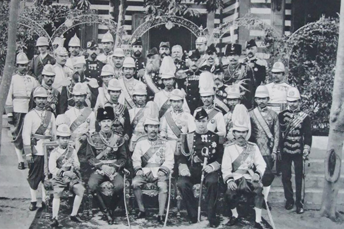Цесаревич Николай Александрович в гостях у Короля Сиама Рамы v, март 1891 года
