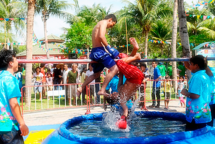 "Морской бокс" на фестивале Риса в Паттайе. Фото Pattaya Mail