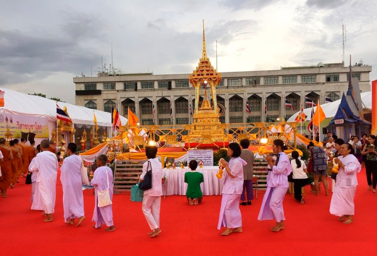 Церемония открытия Недели буддизма в Бангкоке. Фото NNT.
