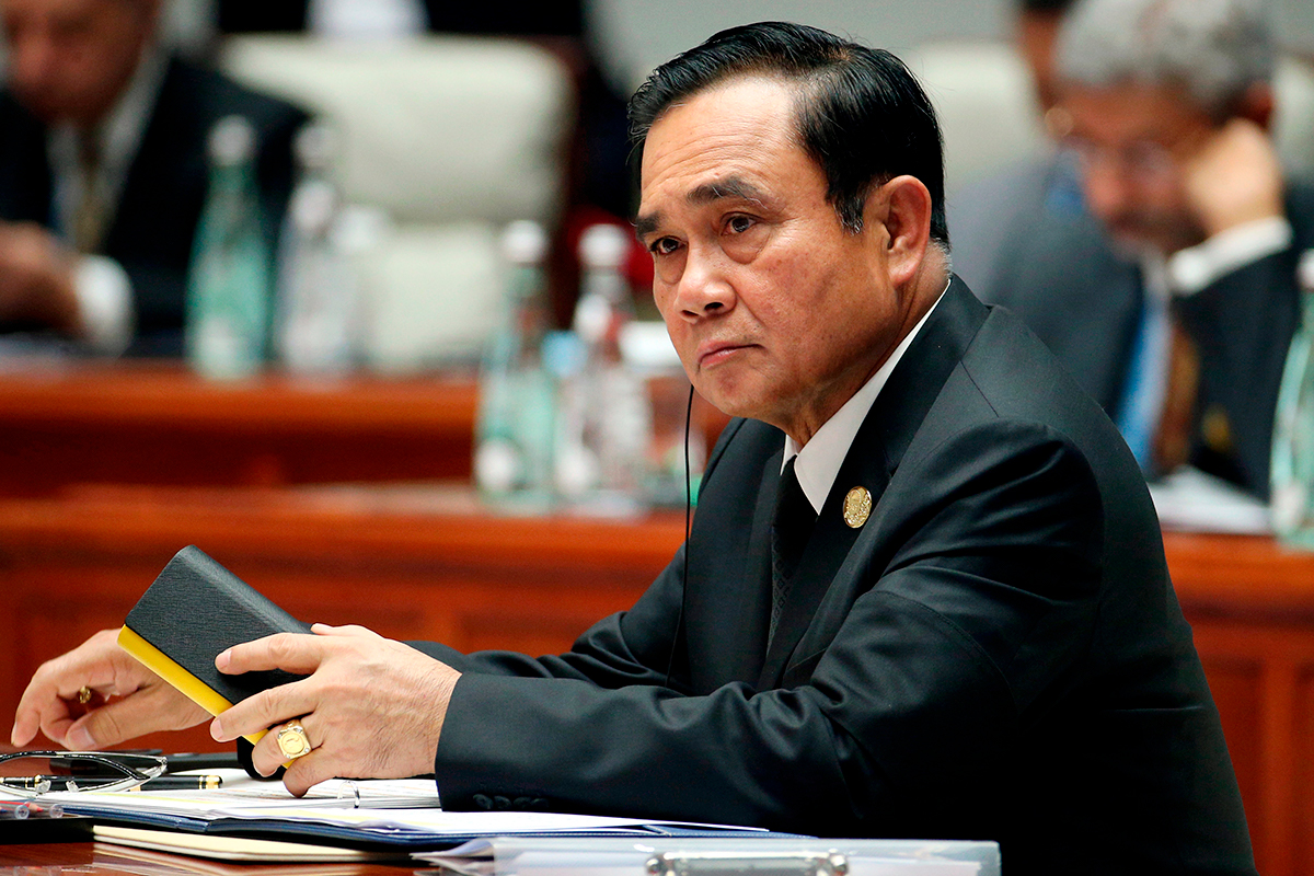 Премьер-министр Таиланда г-н Прают Чан-Оча на саммите БРИКС в Китае. Фото Агентства Синьхуа