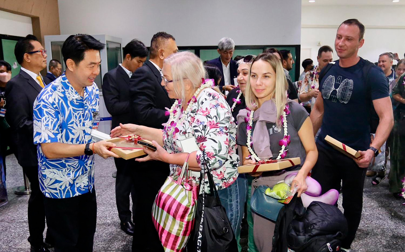 Мэр Паттайи приветствует туристов из России. Изображение Bangkok Post