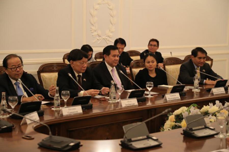 Визит заместителя премьер-министра Тайланда Танасака Патимапрагона в Санкт-Петербург