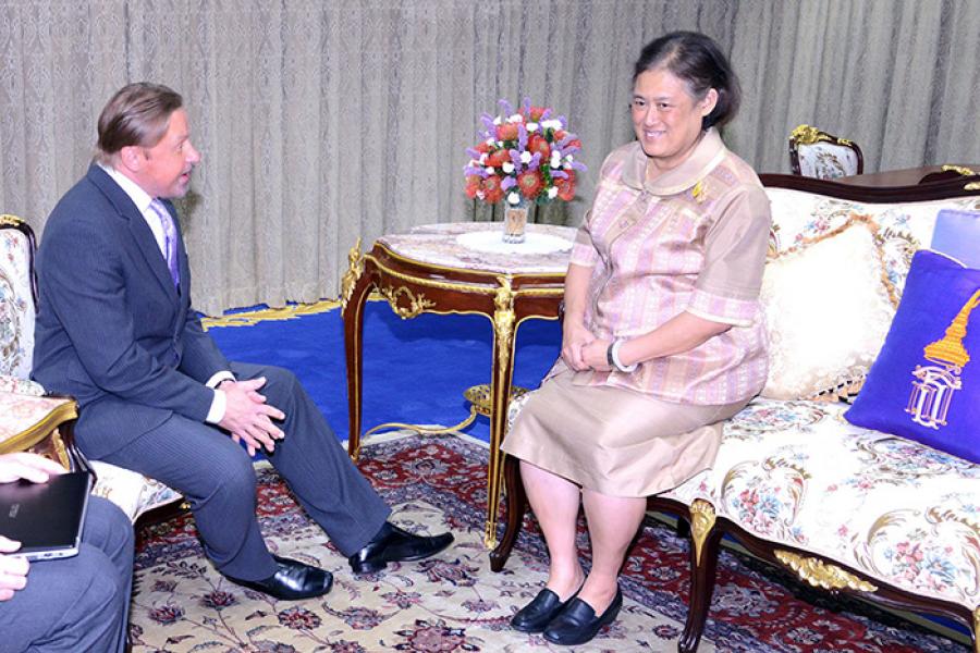 Аудиенция Её Высочества Принцессы Махи Чакри Сириндон Послу России в Тайланде Кириллу Барскому