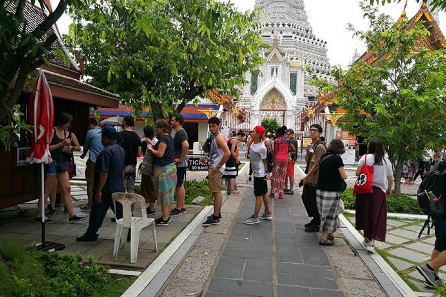 Ват Арун - Храм Рассвета в Бангкоке 19 августа 2017 года. Фото Khaosod