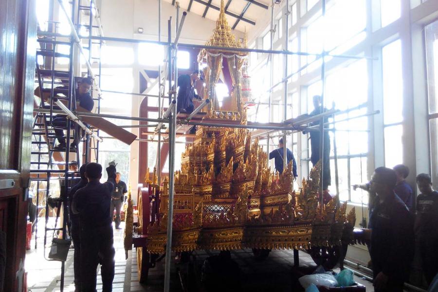Малая золотая колесница Ратчарот Ной. Национальный музей Бангкока. Фото Новости Таиланда