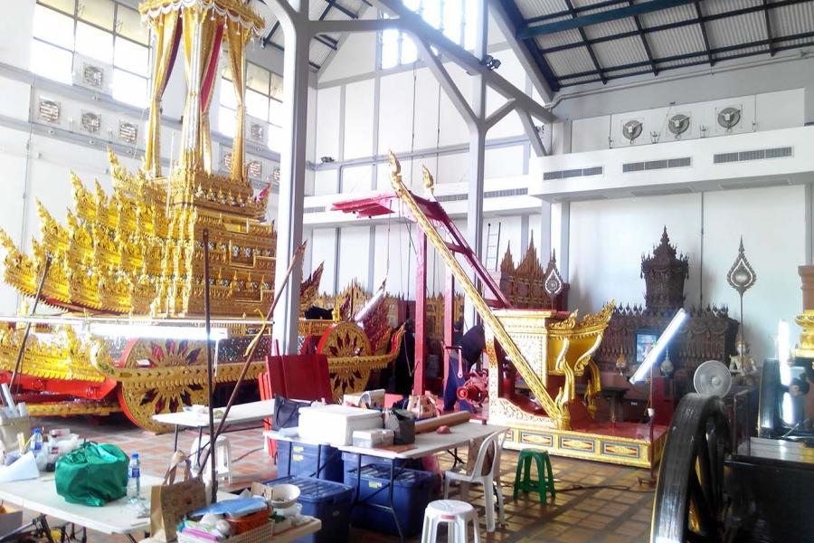 Основные реставрационные работы для Церемонии Королевской кремации проходили в Национальном музее Бангкока. Фото Новости Таиланда