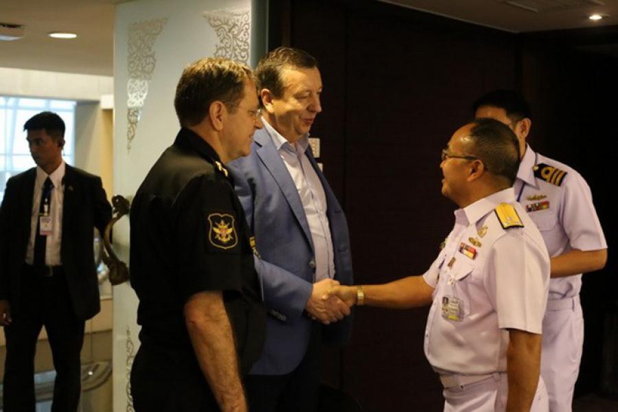 Заместитель Главнокомандующего Военно-морского флота России Александр Федотенков прибыл в Таиланд 