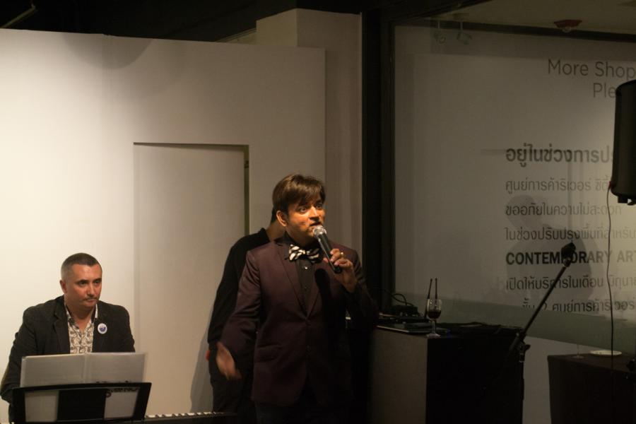 Церемония открытия персональной выставки Кирилла Михайловича Барского. Фото Новости Таиланда