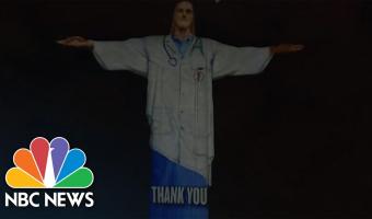 Embedded thumbnail for Мир: Бразильская статуя подсвечена в честь медиков мира &gt; Параграфы