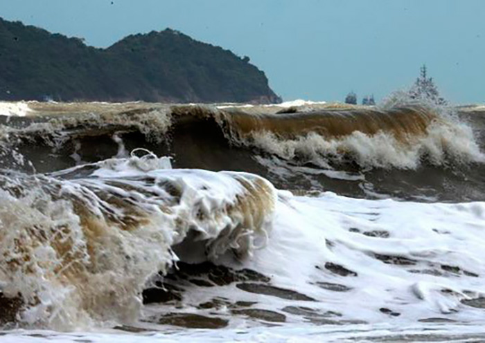 Самый высокий прилив за 50 лет. Накхонситхаммарат 8 февраля 2016 