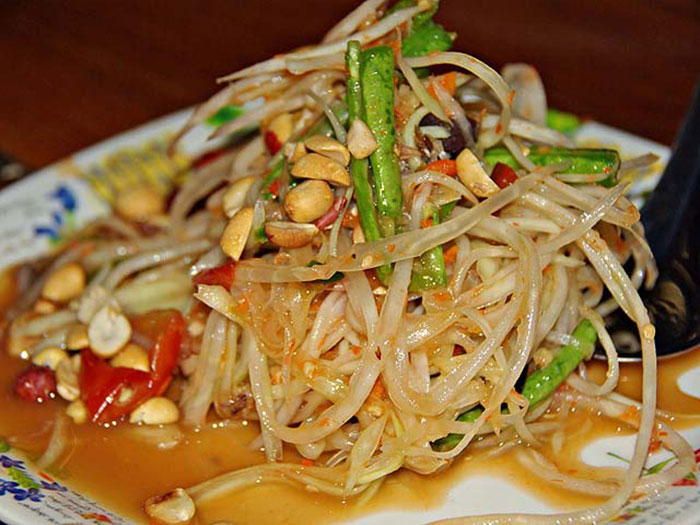 Сом там салат тайский рецепт с фото