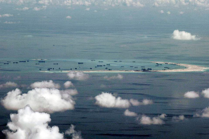 Спорные острова Спратли в Южно-Китайском море