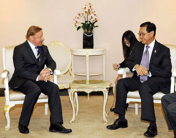 Встреча с заместителем премьер-министра Таиланда доктором Придиятоном Девакуном, курирующим экономический блок работы Правительства. 