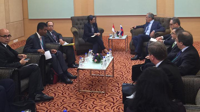 Встреча министров иностранных дел России и Индонезии