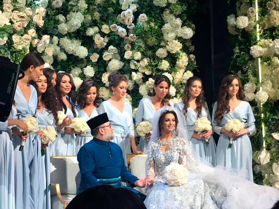 Свадебная церемония Его Величества Мохаммада V и российской красавицы Риханы Оксаны Горбатенко