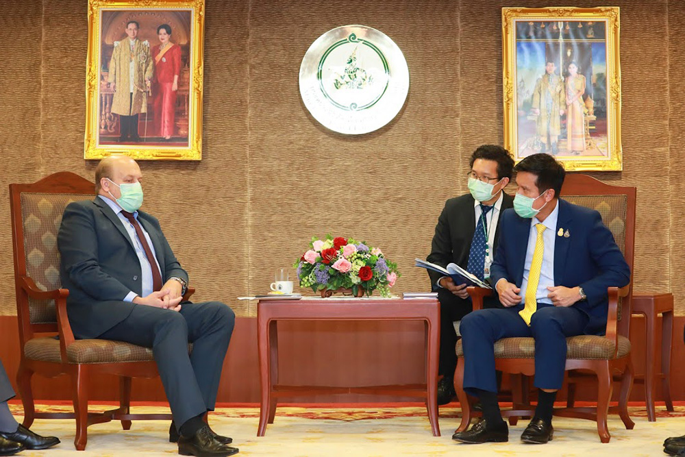 Встреча российского Посла с Министром цифровой экономики Таиланда. Фото Посольства РФ в Таиланде