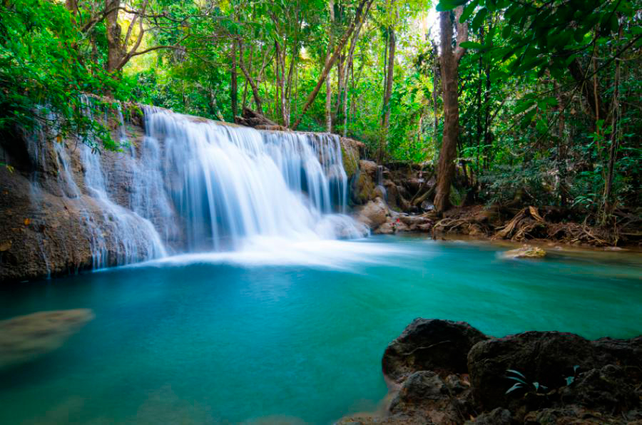 Водопад Эраван . Фото Thai National Parks