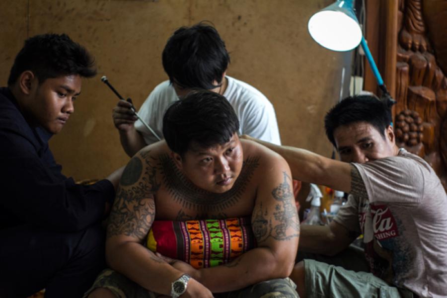 Фестиваль татуировки Сак Янг в Бангкоке