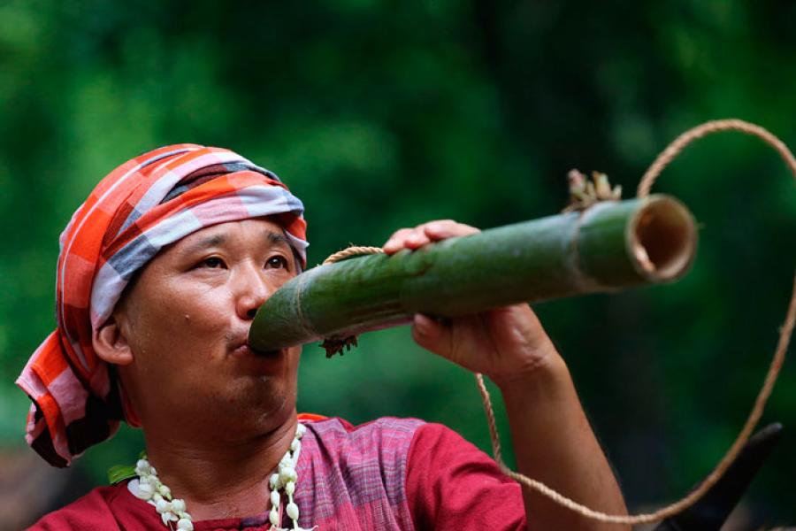 Древняя церемония Пу Сае Йя Сае самый дикий фестиваль Тайланда