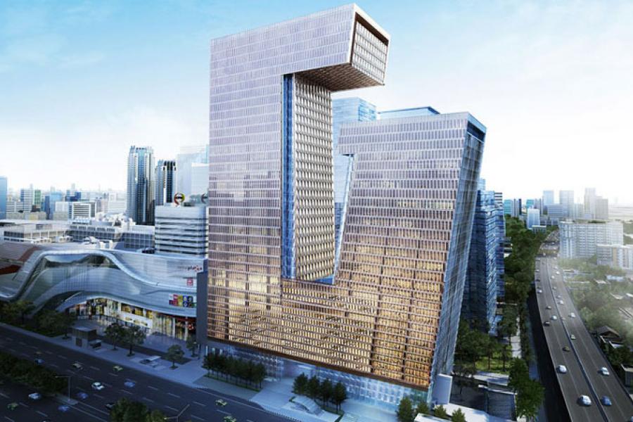 Один из самых крупных строительных проектов в Азии: комплекс Гранд на проспекте Рамы IX в Бангкоке