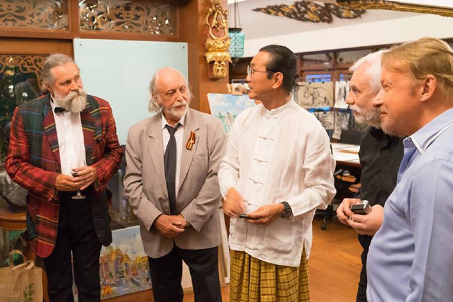 Встреча российских и тайских художников
