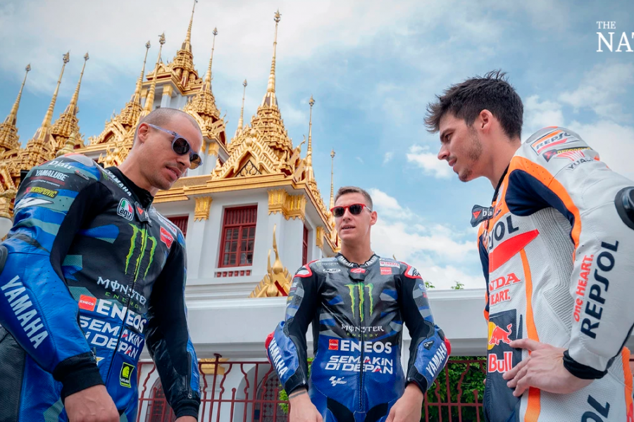 Звезды MotoGP в рекламном видео о Таиланде. Изображение The Nation